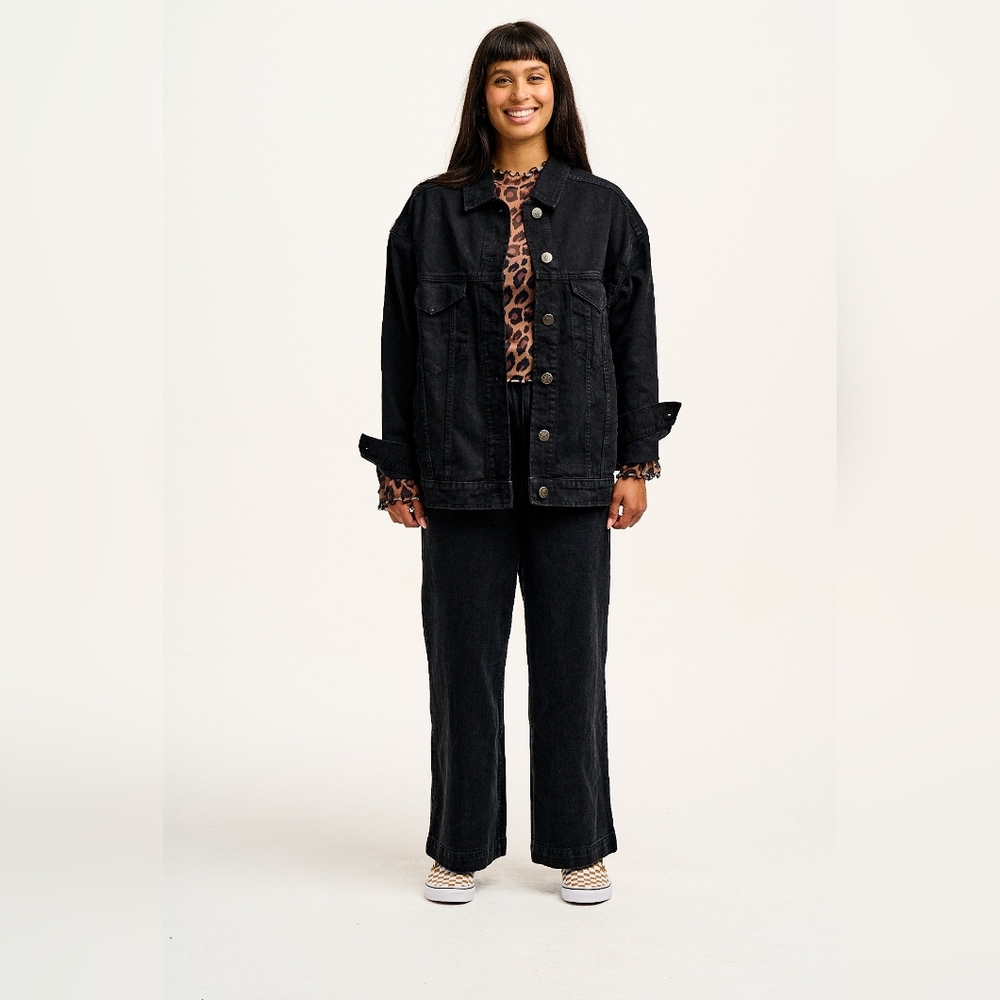 Lucy & Yak Black Callaway Trucker Jacket